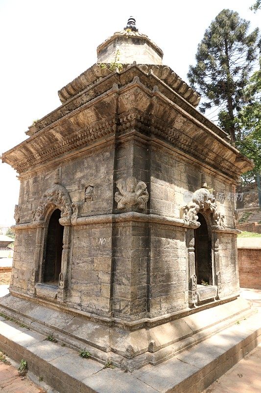 尼泊尔加德满都的Pashupatinath Templein